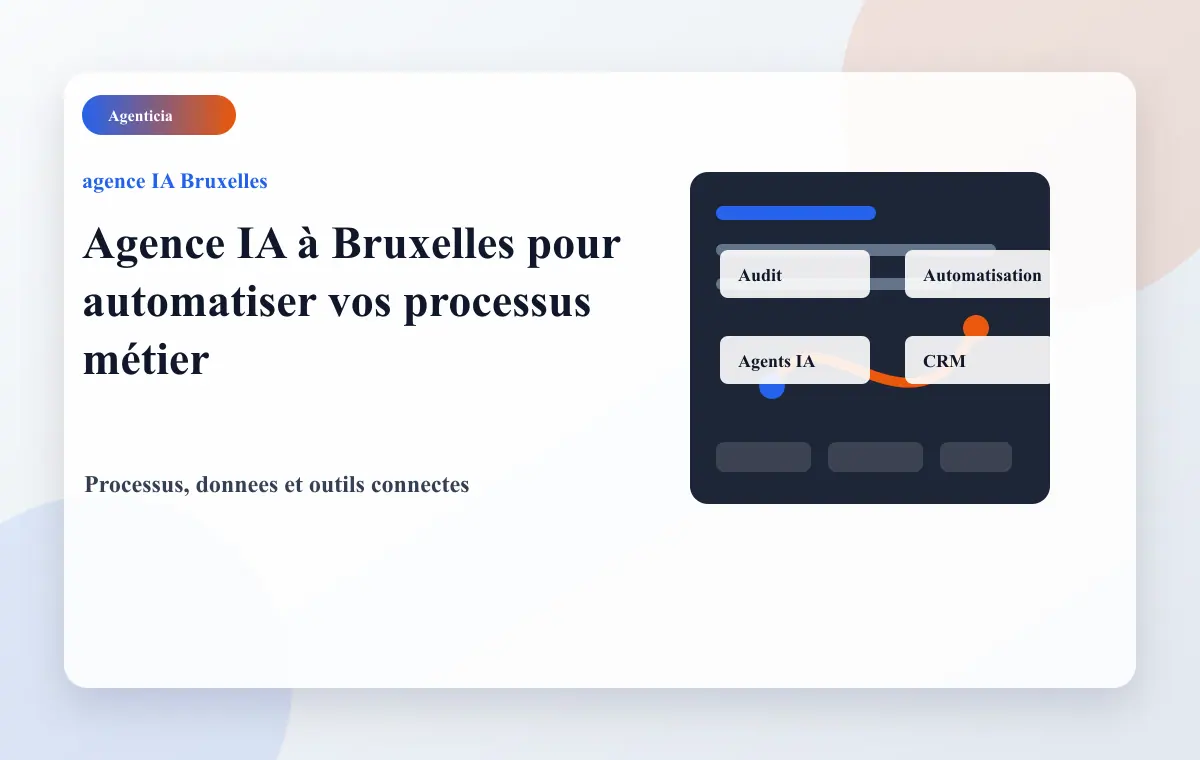Agence IA accompagnant les entreprises à Bruxelles