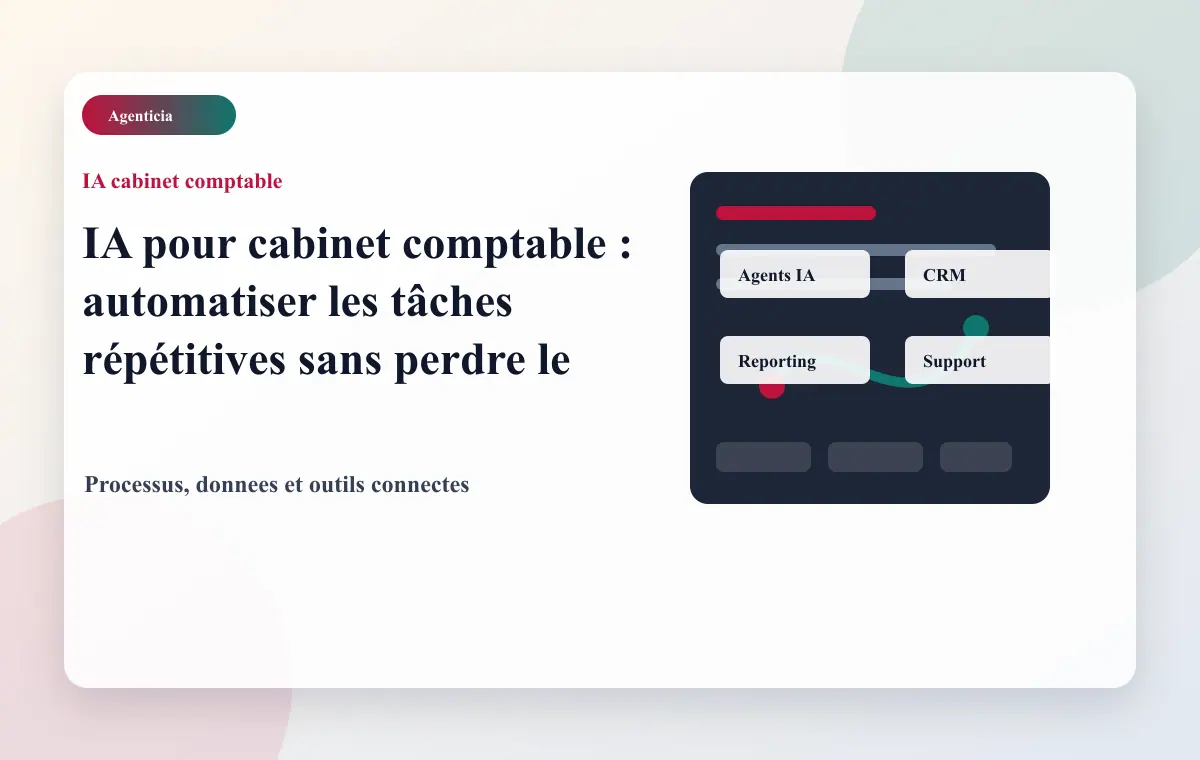 IA cabinet comptable pour emails documents relances et reporting